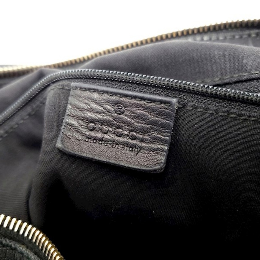 Authentic Gucci Abbey D Ring Blk Leather Hobo Bag - Picture 7 of 8